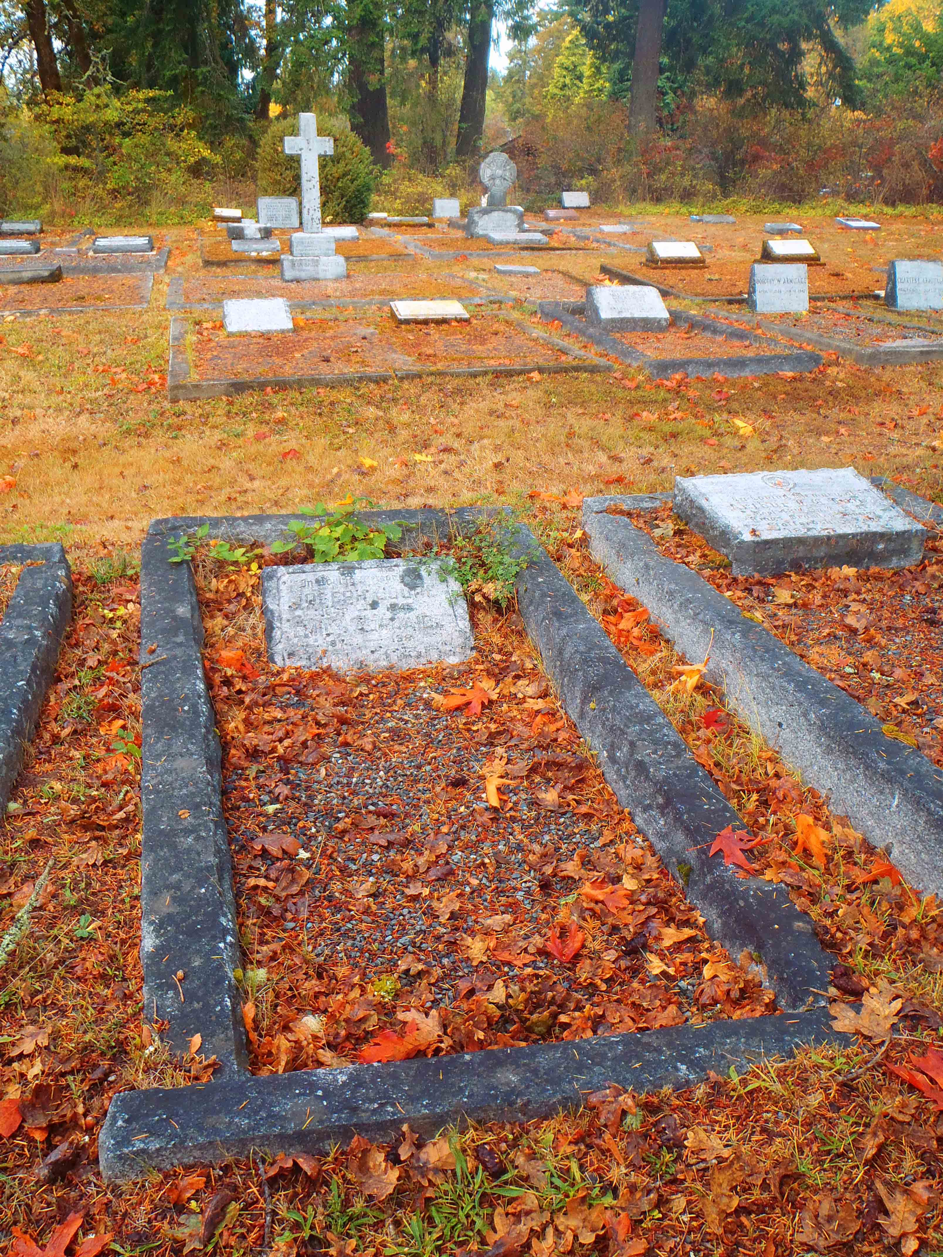 Joseph Coupe Holdford grave, Saint Peter's Quamichan